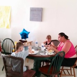 Family Eating a Meal