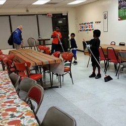People Cleaning