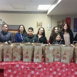 Volunteers and Paper Bags