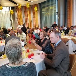 People In A Ball Room